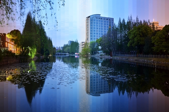 ECNU Campus Photo with river